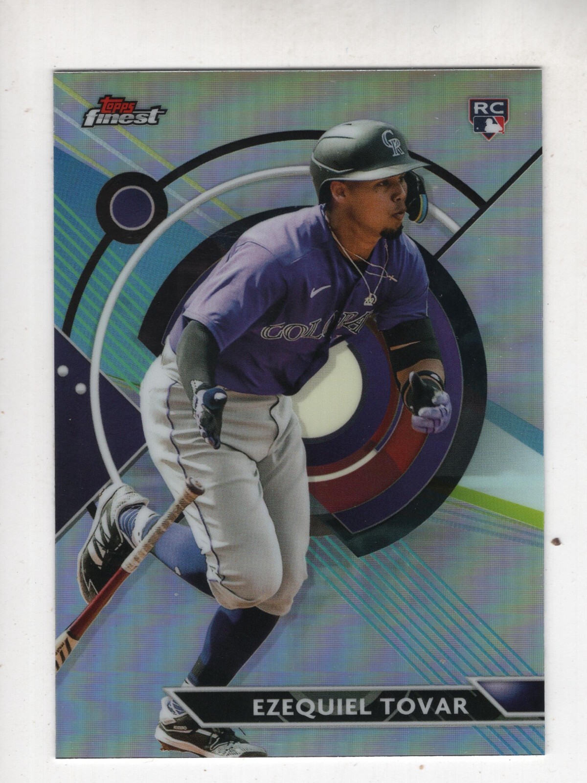2023 Topps Finest Ezequiel Tovar #80 Rookie RC Refractor