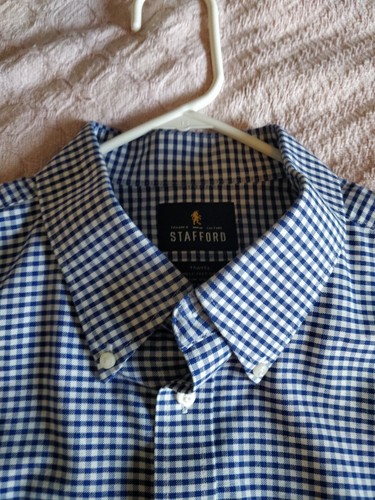 Stafford long sleeve dress shirt 17.5 