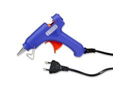 PISTOLA COLLA A CALDO 20w INCOLLATRICE TERMOCOLLANTE BRICOLAGE FAI DA TE