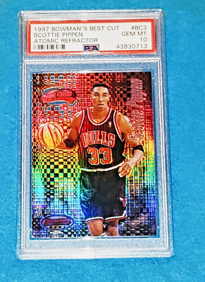 santamonica1217様兼用see see × pippen SCOTTIE PIPEN 1997 BOWMANS BEST CUTS #BC3 BULLS RARE PSA 10