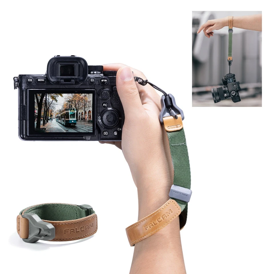 Correa de muñeca Ulanzi con hebilla rápida magnética para cámara ajuste con una mano Foto 3 de 4