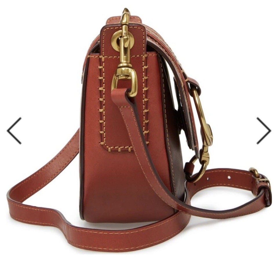 Frye Women's Ilana Saddle Crossbody Handbag - Burnished Leather Western Style Bag With Tassels - View #10