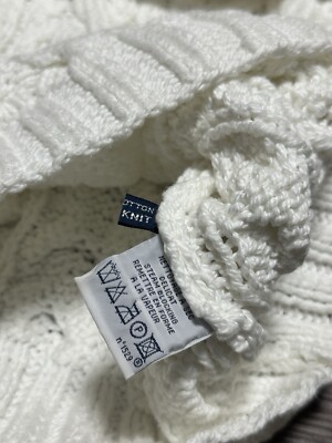 トップス 90s Polo Ralph Lauren \"HAND KNIT\" Cable Vintage Polo Ralph Lauren Hand Knit Sweater - V Neck Tennis
