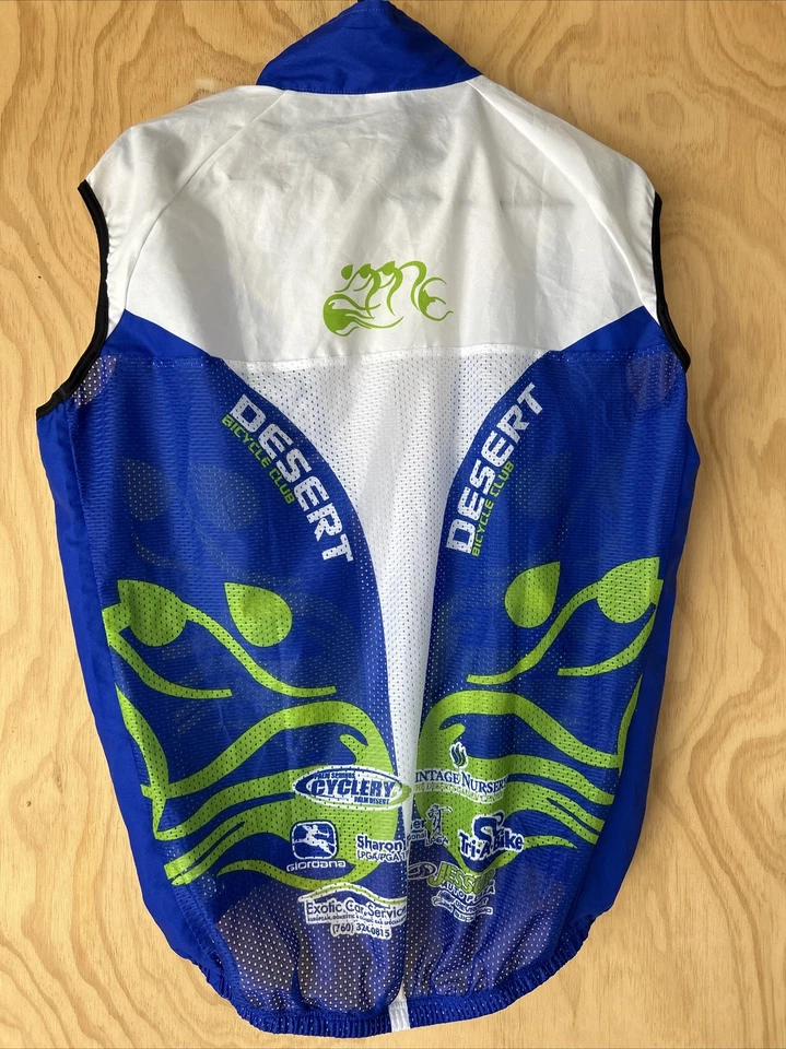 Giordana Men's Large Bikery Raintex Wind Cycling Vest - Image 3 of 4