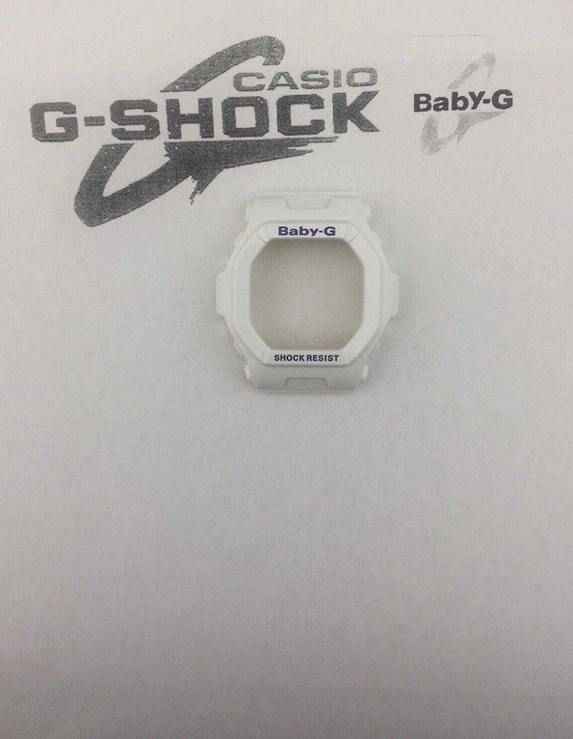 CASIO BG-5600HZ-7 10361703  Baby G Original BEZEL Case Shell White
