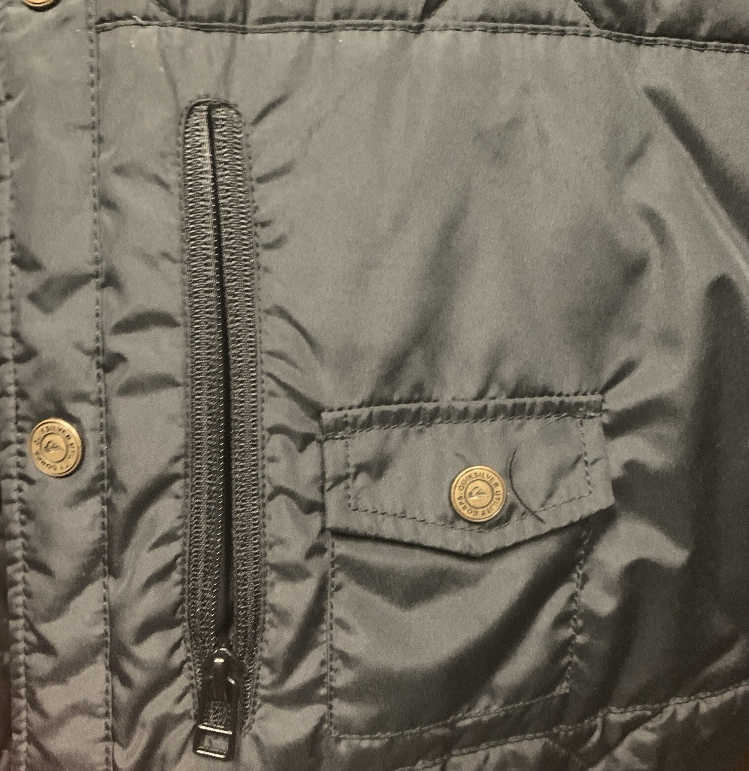 Utility Corps Quicksilver Jacket Men Large Black … - image 5