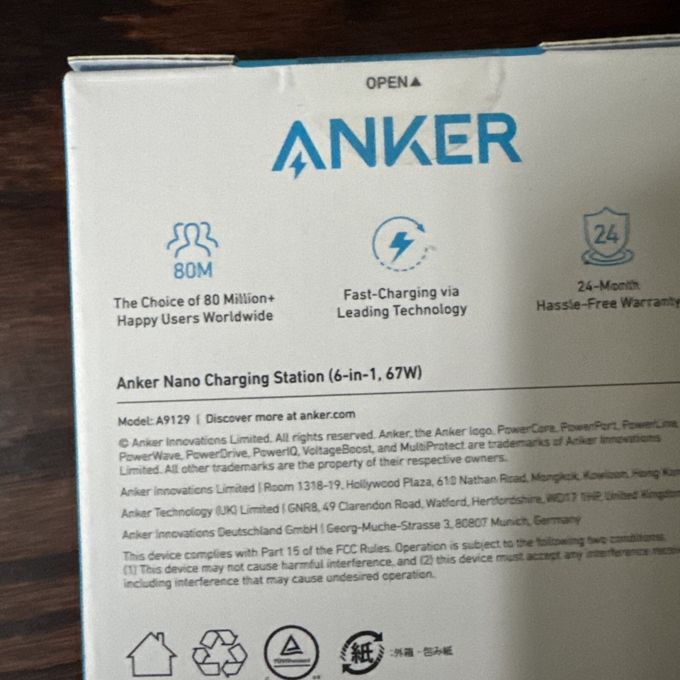Anker Nano Charging Station, 6-In-1 USB C Power Strip