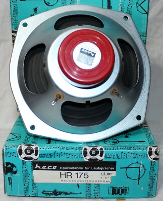 1950年代 独HECOスピーカー レア元箱付き 1950年代 独HECOスピーカー レア元箱付き