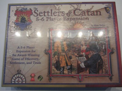 The SETTLERS of CATAN - 5-6 player Expansion - SEALED - NEU in Folie