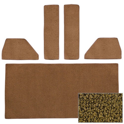 1948-52 Ford F1, F2, F3, F4 Die-cut Rear Accessory Set Loop Carpet! - Picture 29 of 41