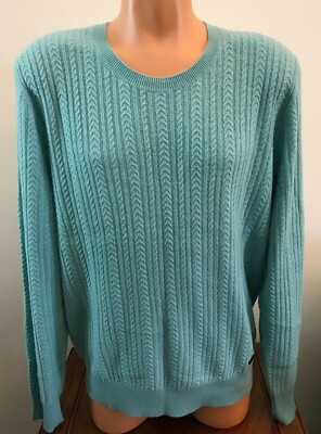 $695 Men's XL Burberry Newham Pullover 100% Cashmere Sweater Pale