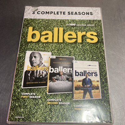 Ballers Dwayne Rock Johnson TV Series Complete Season 1-3 (1 2 3) NEW SEALED