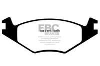 Ebc Brakes DP4517R Yellowstuff BremsbeläGe StraßE Und Track FüR 84-95 Golf Jetta