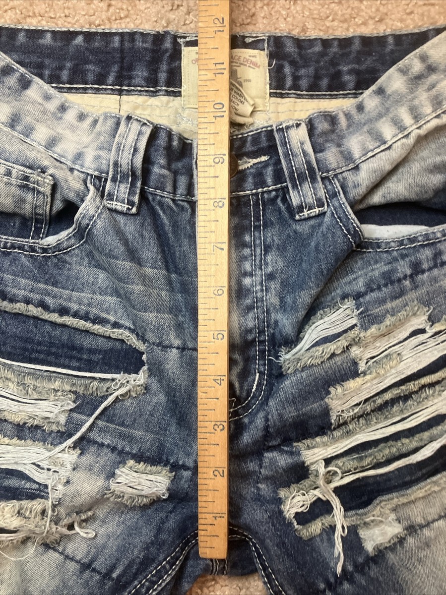 Smoke Rise Skinny Jeans 30 X 29.5” (tag 32 X 30) Distressed