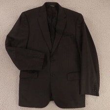 Jos A Bank Jacket M Gray Birdseye Check 100 Wool Blazer Sport Coat 41L