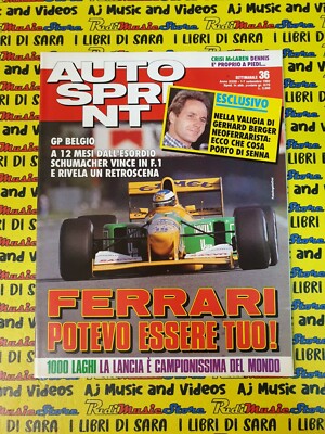 Rivista AUTO SPRINT settimanale anno XXXII n.36 1-7 settembre 1992 LAMMERS (AM2)