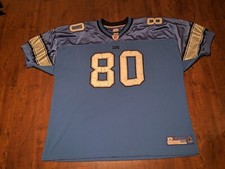 Detroit Lions Charles Rogers #80 NFL Football Reebok Blue Jersey Size 56 / 3XL