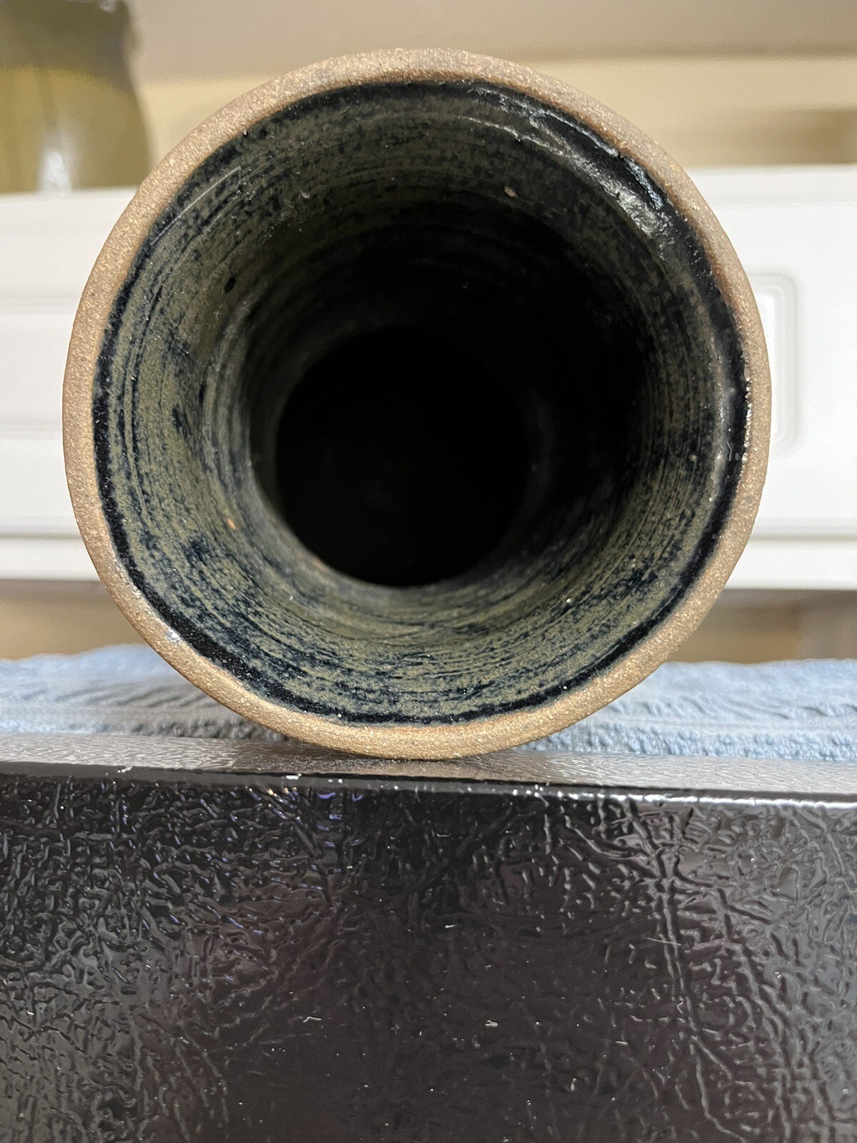 D X Gordy Greenville Ga Large Vase Folk Pottery eBay