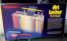 New Vintage Tupperware TUPPERTOYS ART LOCKER STORAGE BOX CONTAINER