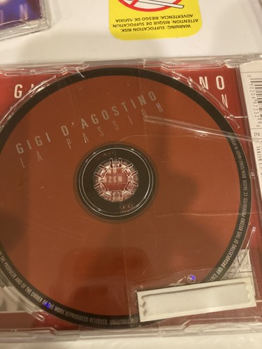La Passion IMPORT by Gigi D'Agostino 2000, Zyx 9245-8 sealed CD Cracks On Case - Imagen 5 de 6
