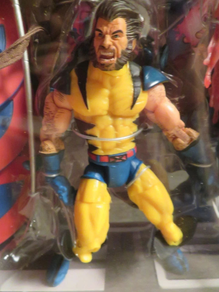 Легенды Marvel X-Men Legends Магнето Росомаха Гамбит Изгой Зверь 2003 Новый 70398 - Изображение 3 из 4