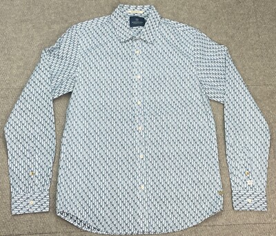 Scotch & Soda Regular Amsterdam Couture Men's Long Sleeve Shirt Size Medium