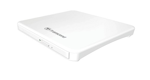 Transcend Extra Slim Portable DVD Writer 8XDVDS White - 第 1/3 張圖片