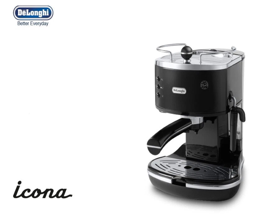 De'Longhi Vintage Icona Traditionnelle Barista Pompe Espresso