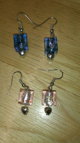 hand-made cube earrings-girls/ladies - Afbeelding 1 van 1
