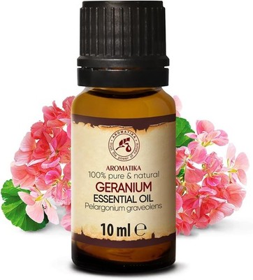 Aromatherapie Geranium Essential Oil 10ml Oleum Geranii naturrein vegan