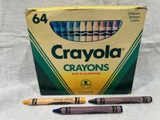 1988 Crayola Crayons 64 Count NIB w/Sharpener Binney  Smith Unused  3 FREE