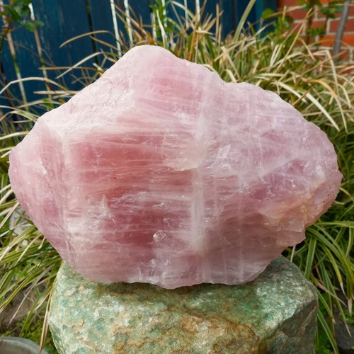 Formschön und sauber Rosenquarz Rosa Quarz Rohstein 10Kg Zen Winter Garten Liebe