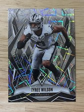2025 Panini Phoenix Football - #104 Tyree Wilson - Lazer Prizm - RAIDERS