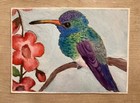 ACEO Original Hummingbird Birds Garden Nature Wildlife ACT 3.5x2.5 inches rmj096 — photo 6
