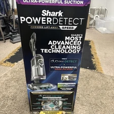 Shark Power Detect Az3901 Upright Vacuum Powered Liftaway Speed Duoclean New