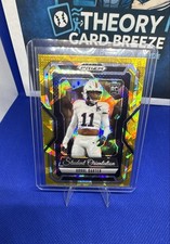 2025 Panini Prizm Draft Picks - Student Orientation Abdul Carter #10 Gold Ice...