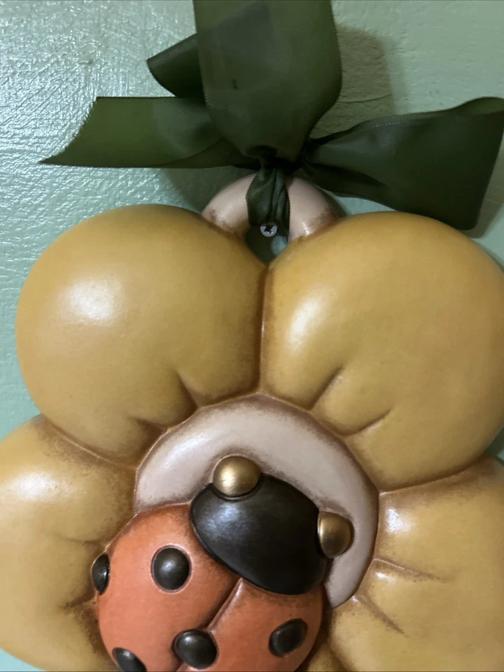 Thun Formella Country Maxi Vintage, Con Coccinella Su Fiore, Cm 24x26 - Immagine 4 di 4