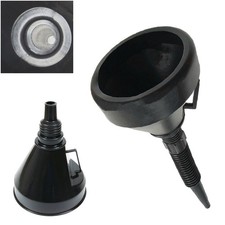 Flexible Spout Fuel Funnel With Mesh Filter For Auto Fluids