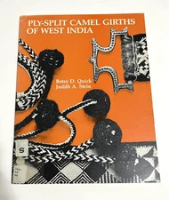 PLY-SPLIT Camel Girths West India Thar Desert Cultural History Drawings Photos