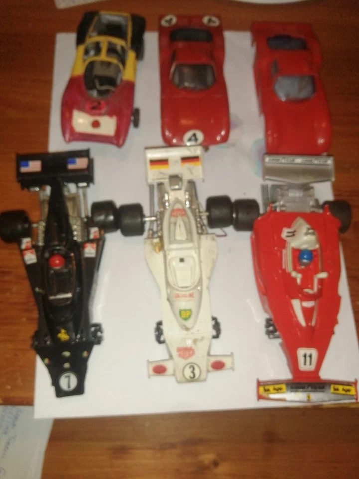 Polistil Policar lotto slot car, F1, da utilizzare come ricambi - Immagine 2 di 4