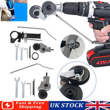 Electric Drill Plate Cutter DIY Metal Shears for Flat Metal Sheets Power Drill