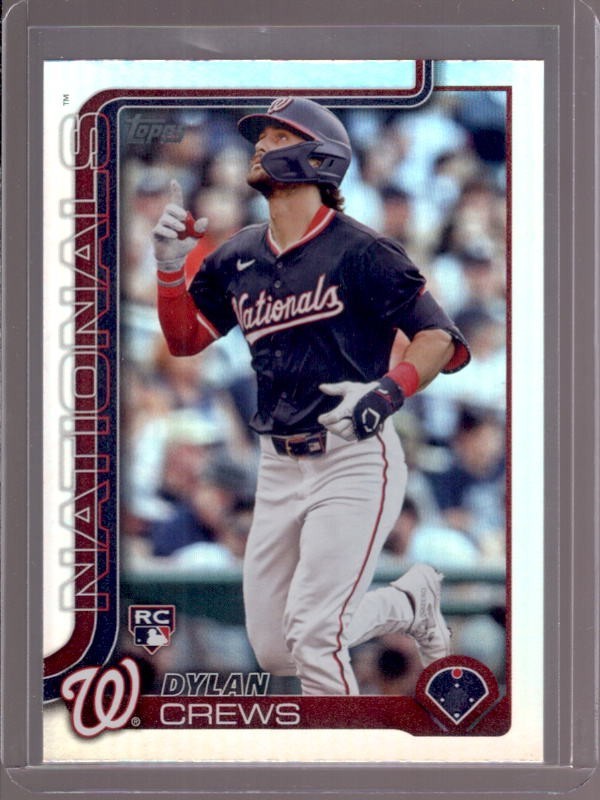 DYLAN CREWS 2025 Topps Series 1 #74 Rainbow Foil Parallel Rookie RC