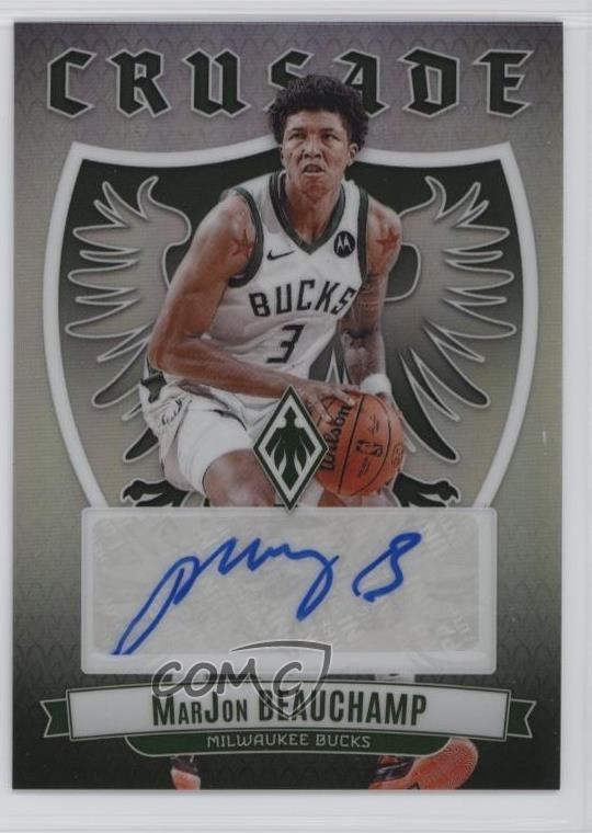 2023-24 Panini Phoenix Crusade Signatures MarJon Beauchamp #CS-MJB Auto 1u4w