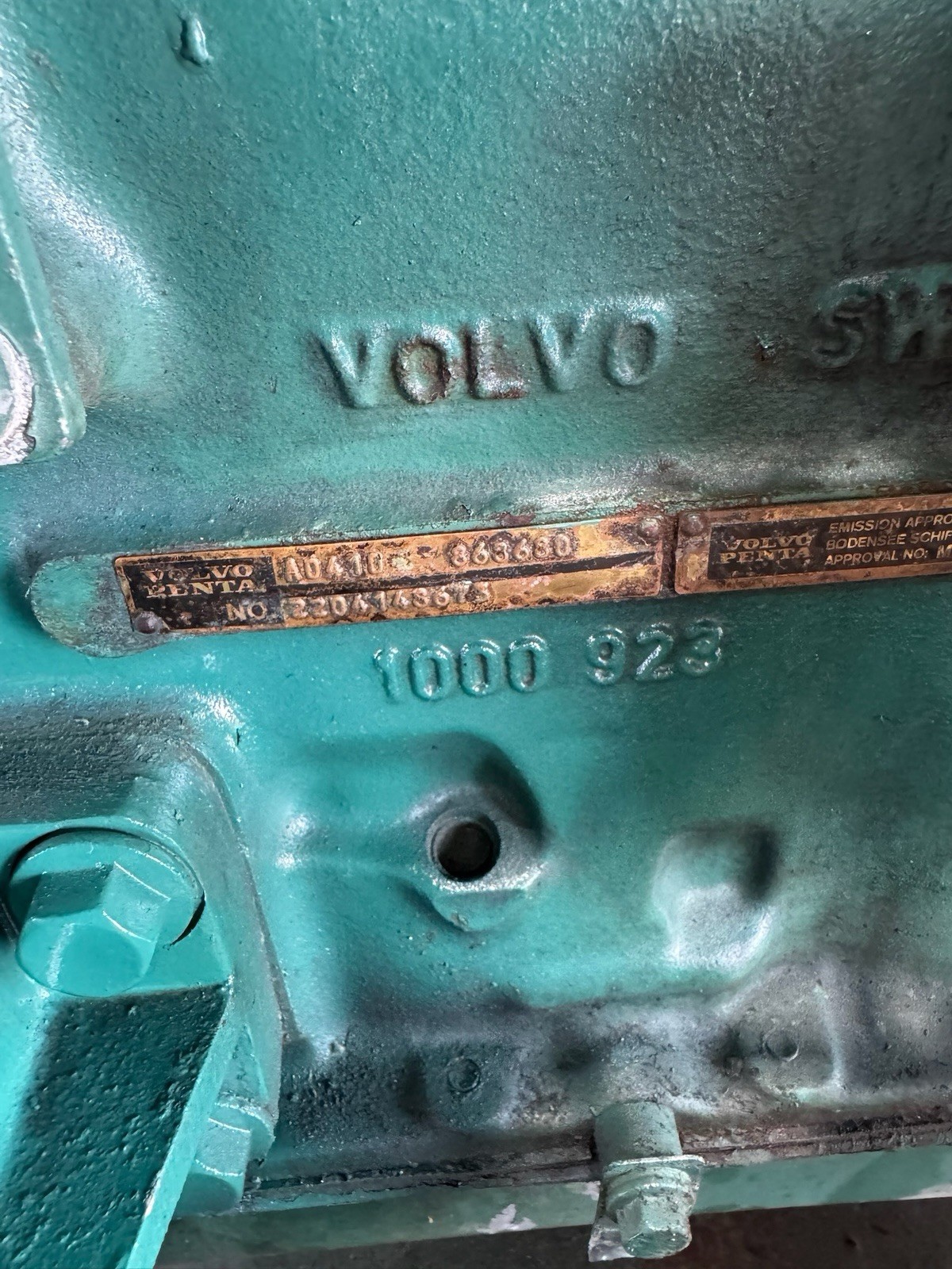 Volvo Penta AD41DMarine Diesel Engine Runs Great Only 598 Hours | eBay