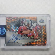 2024 Panini Spectra - Champion Signatures John Lynch #CS-9 Neon Orange Prizm /10