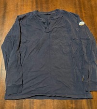 Men  s Rasco FR cat 2 Long Sleeve Work Shirt Used Small Hole