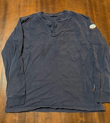 Men s Rasco FR cat 2 Long Sleeve Work Shirt Used Small Hole