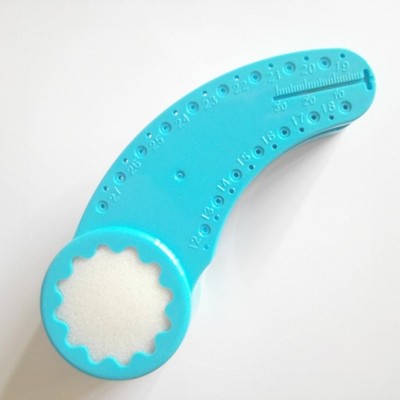 blue color Dental Endo Files Reamer Measure ruler endodontic Twin Block BOMAOER