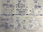 Rare G.I. Joe Defiant Space Vehicle Instruction Manuals 1 2 3 Labels Complete 6