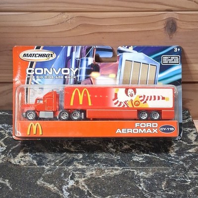 Matchbox Convoy Ford Aeromax CY-115 McDonald's Diecast Truck 1:64 Red Yellow